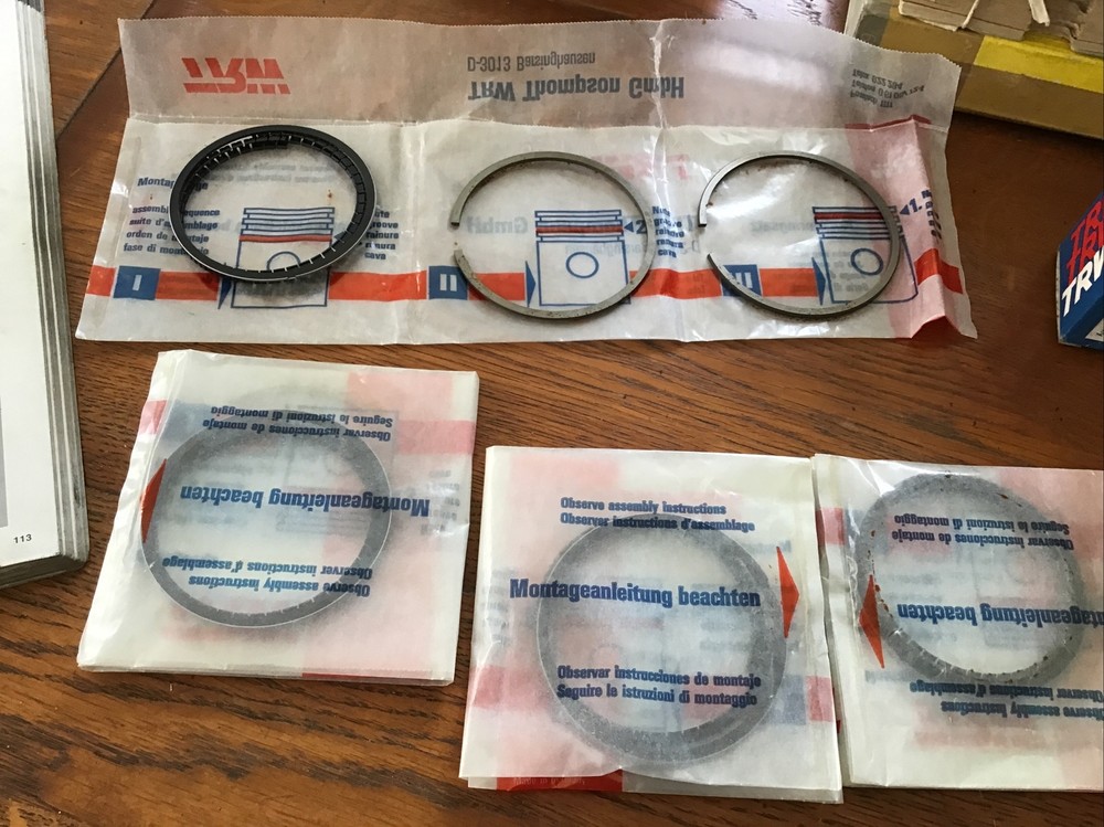 Opel 1078cc Kadett Std Ring Set 75mm Bore 2/2/5 Layout 1966/71