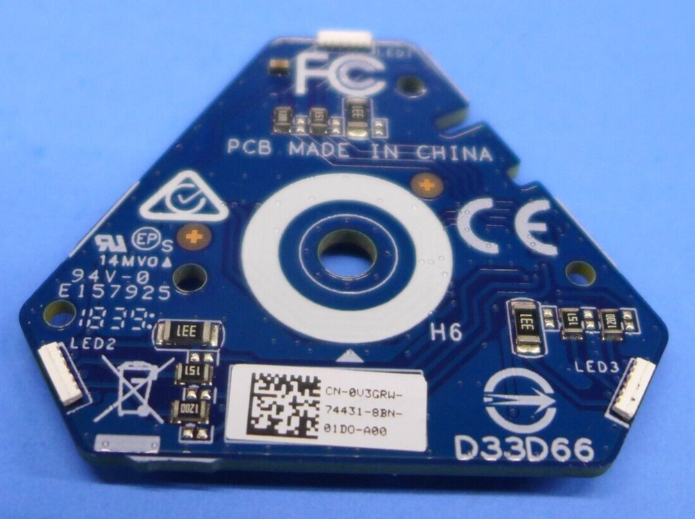 Genuine Alienware Aurora R7 Desktop Side Panel Lightboard Dell V3GRW