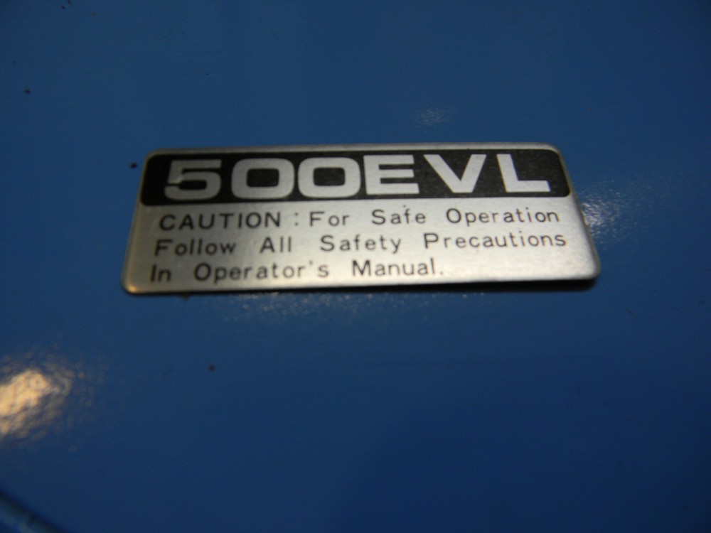 ECHO 500EVL STICKER DECAL   ----   BOX 578 D