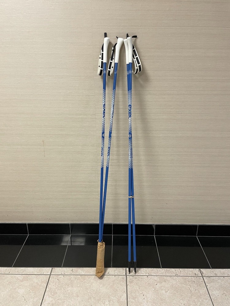 EXEL Tall Walking/Hiking sticks, 2 SETs, with carbon tips