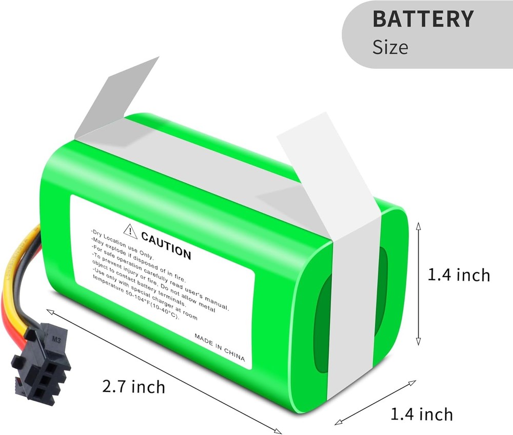 1Pack Replacement Battery Compatible for Eufy X10 Pro Omni Rechargeable