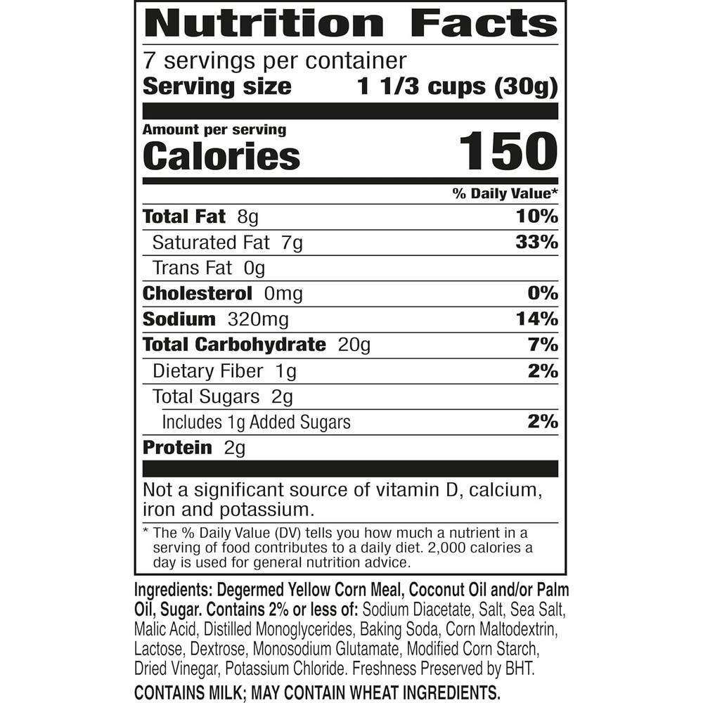 Bugles Salt and Vinegar Crispy Corn Snacks, 7.5 oz