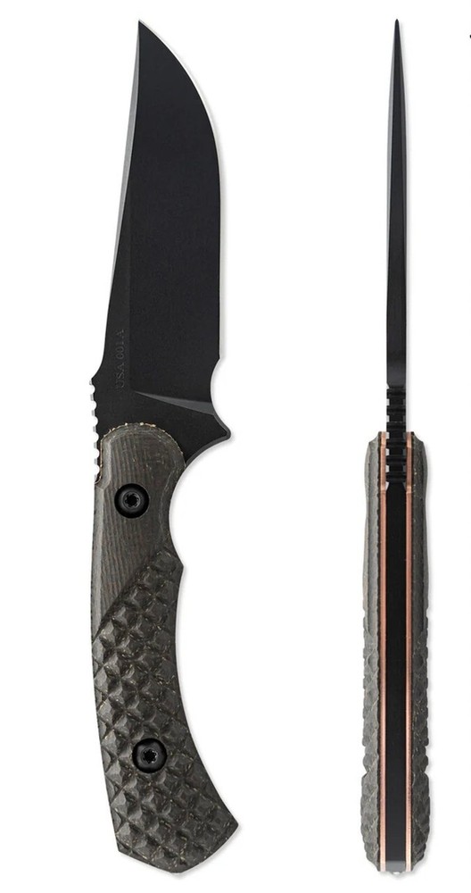 Toor Allied Brauler Fixed Blade Knives 3.8" Plain Edge