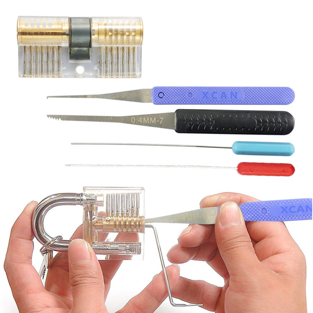 12PC Broken Key Extractor Kit Lock Removal Tool Set Hooks Needles for Locksmith☆