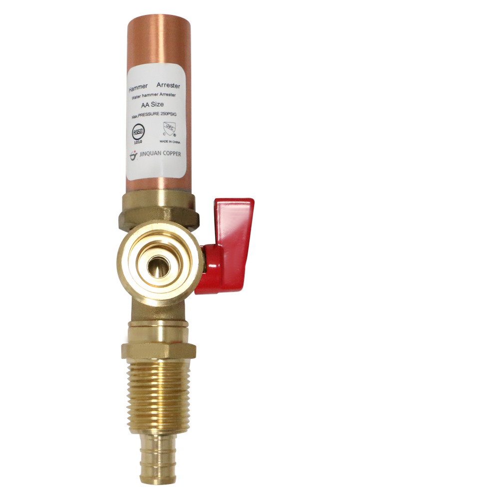 1 Pack XFITTING 1/2" Pex B X 3/4" MHT , Washing Machine Stop Valve , Red