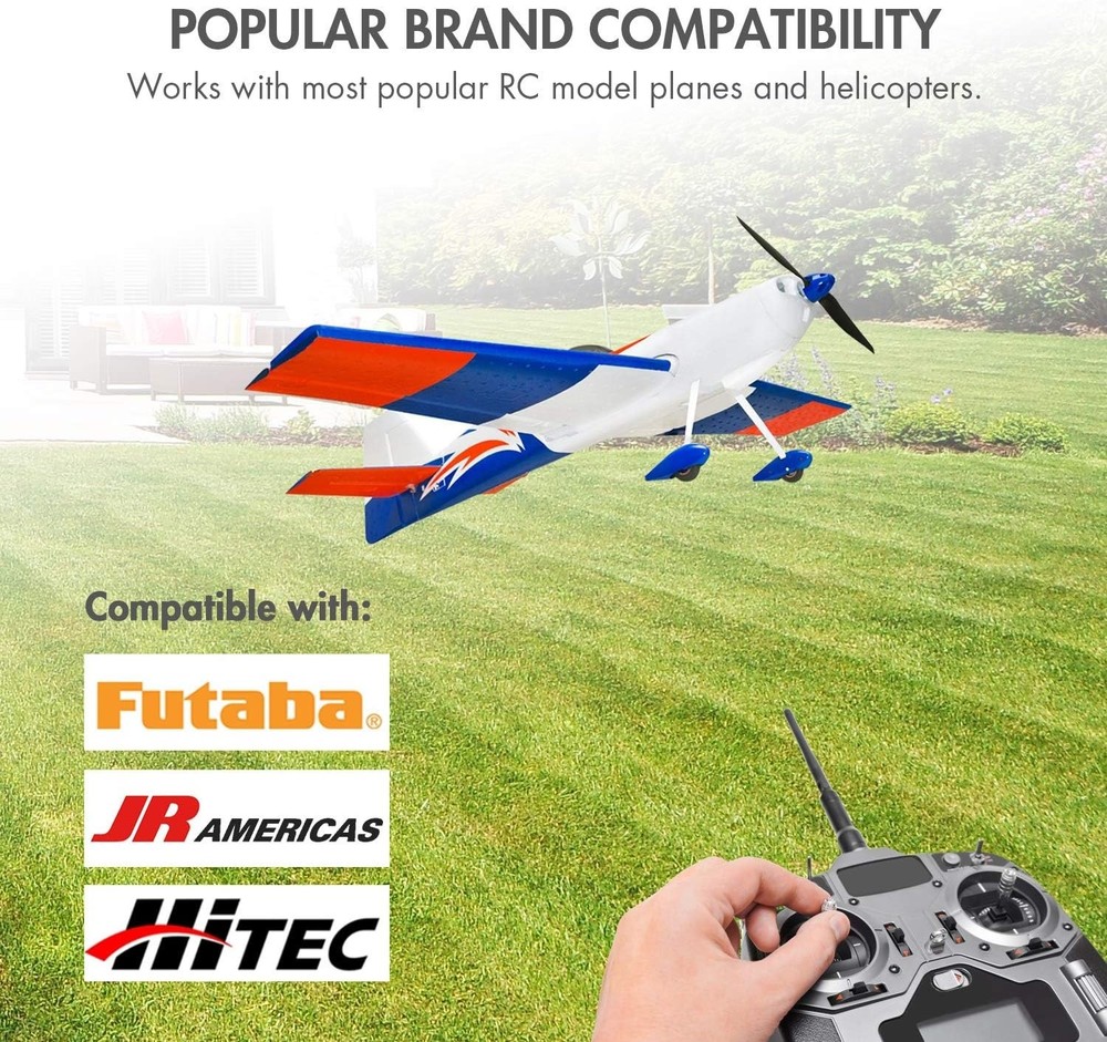 6V 2000mAh NiMH RC Receiver Battery Pack with Hitec Connector