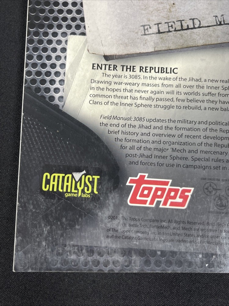 BattleTech Field Manual: 3085 by Catalyst Game Labs