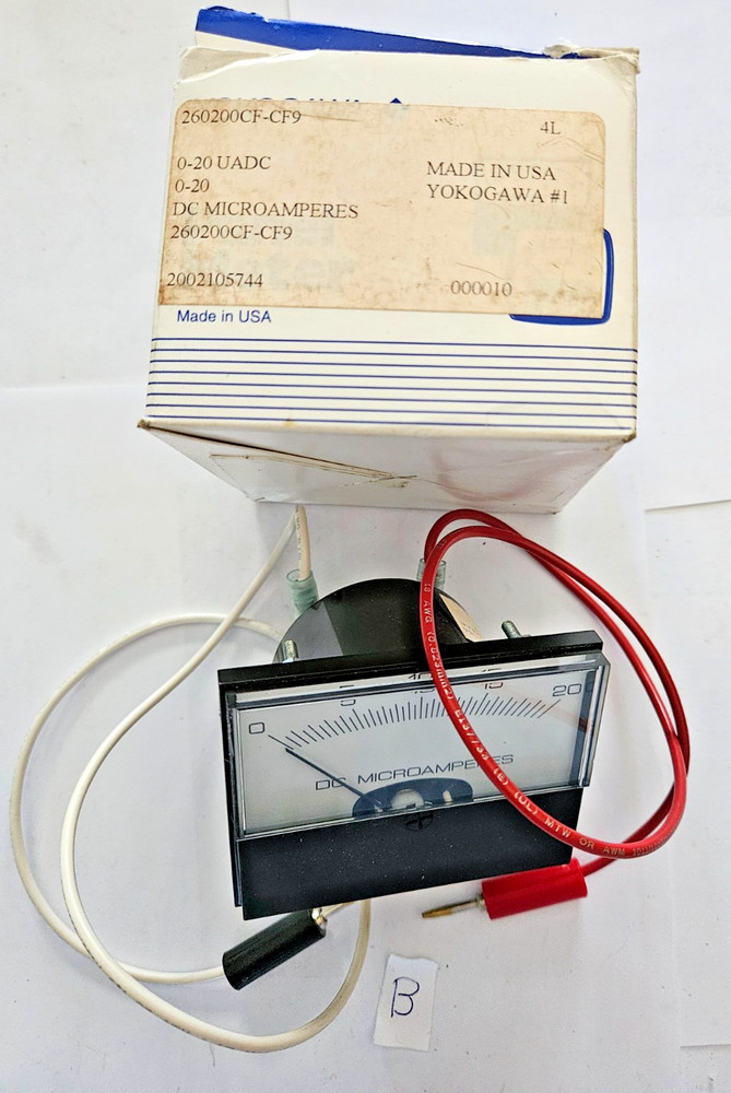 YOKOGAWA 260200CF-CF9 DC Microamperes Panel Meter