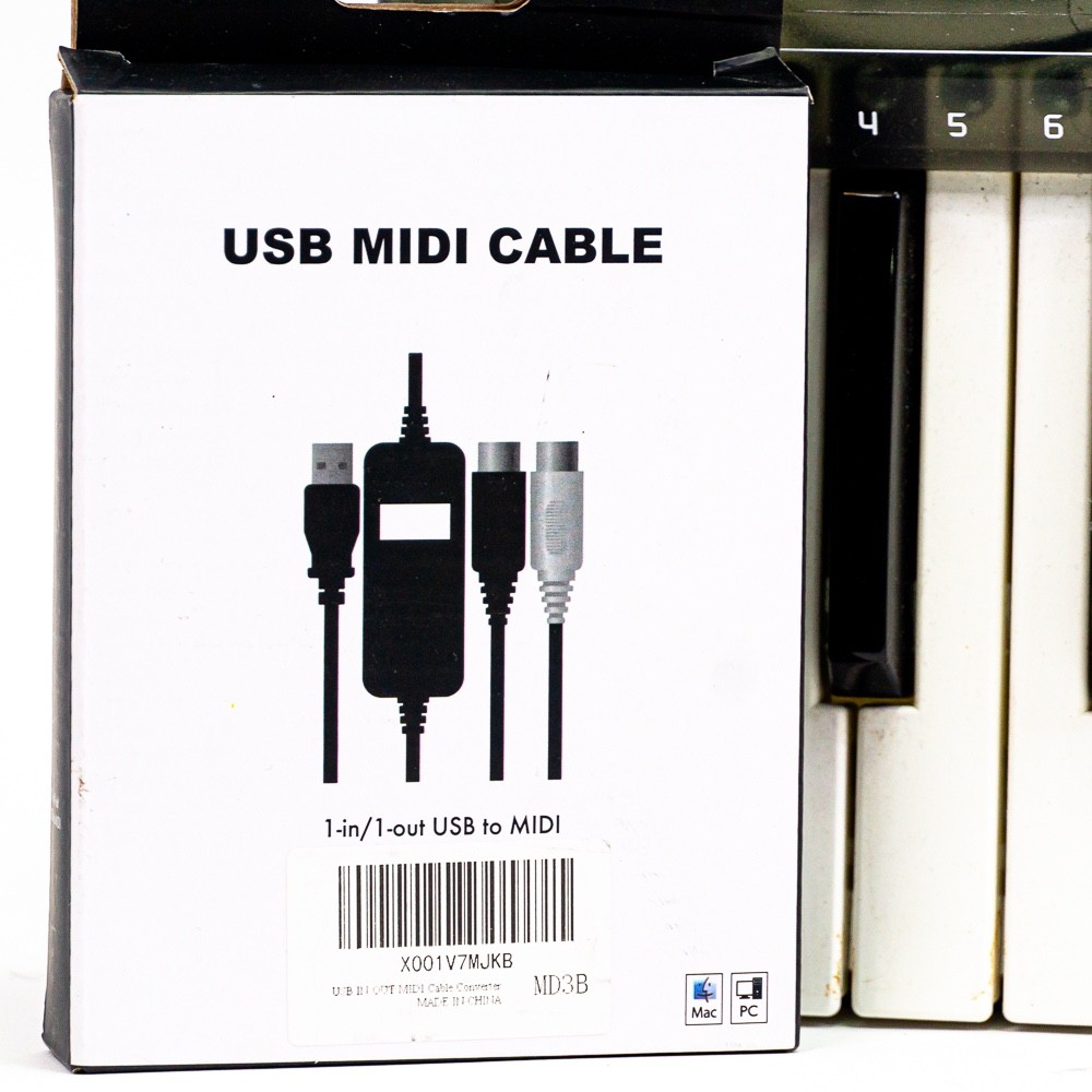 M-Audio MIDIman USB 49 with USB MIDI Cable – Classic MIDI Keyboard Controller