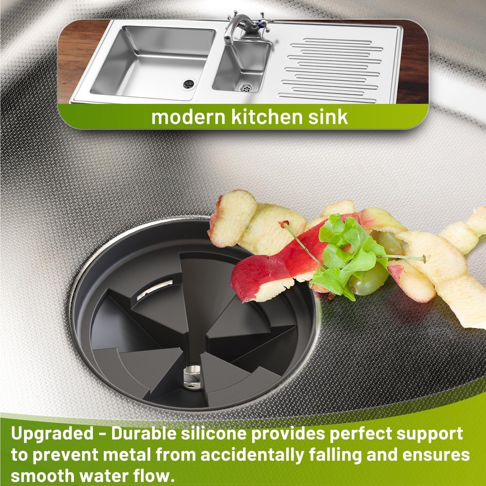 Garbage Disposal Splash Guard Sink Baffle 3 3/8 Inches QCB-AM for InSinkErato...
