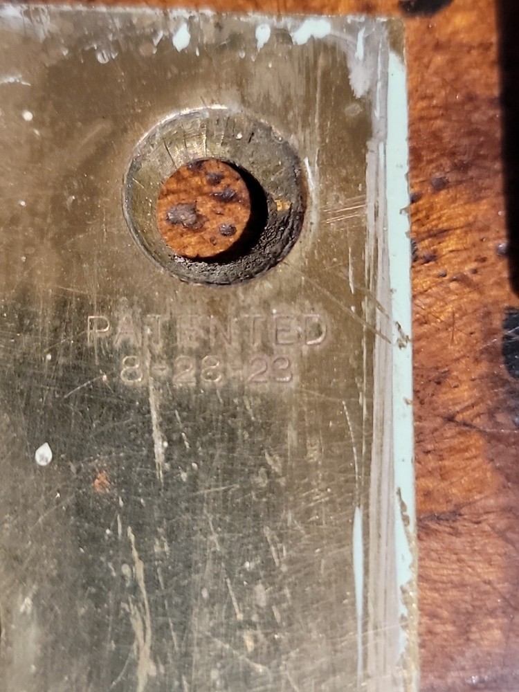 Set 3 Antique Brass Hinges