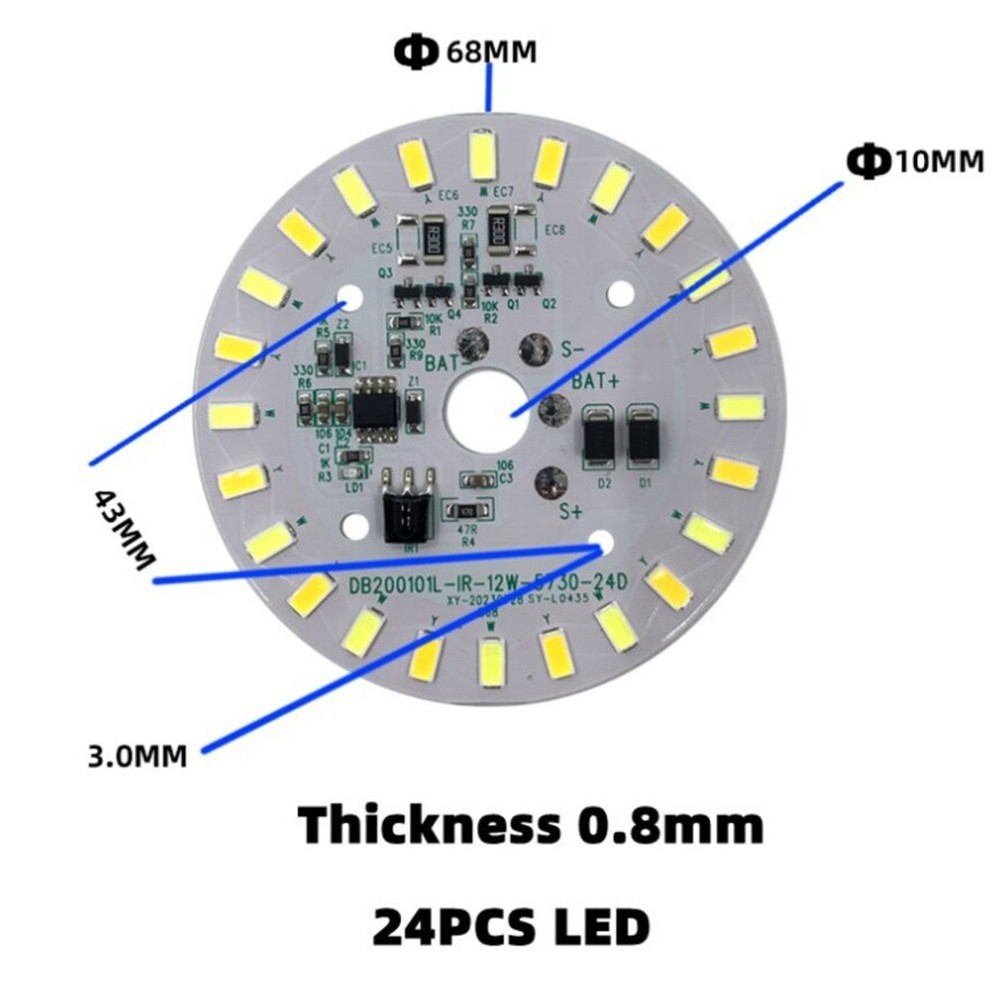 12W Light Source Home Decoration Battery Powered Operation Easy Installation