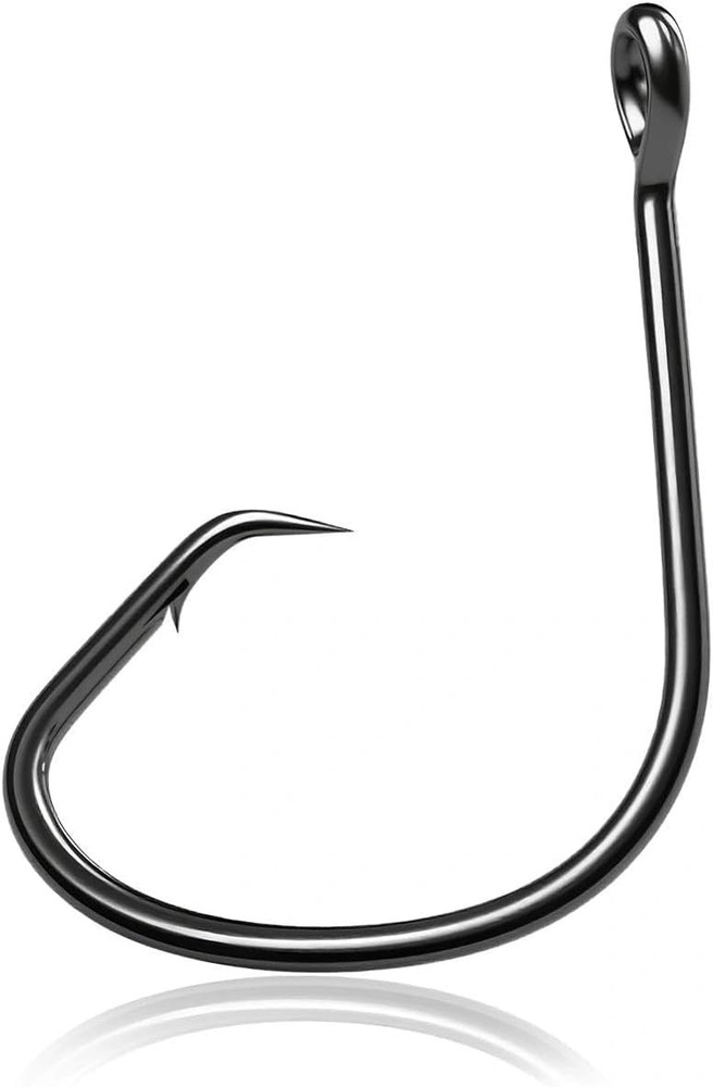 Fishing Circle Hooks Offset Fish Hook Saltwater, Barbed Live Bait Hooks