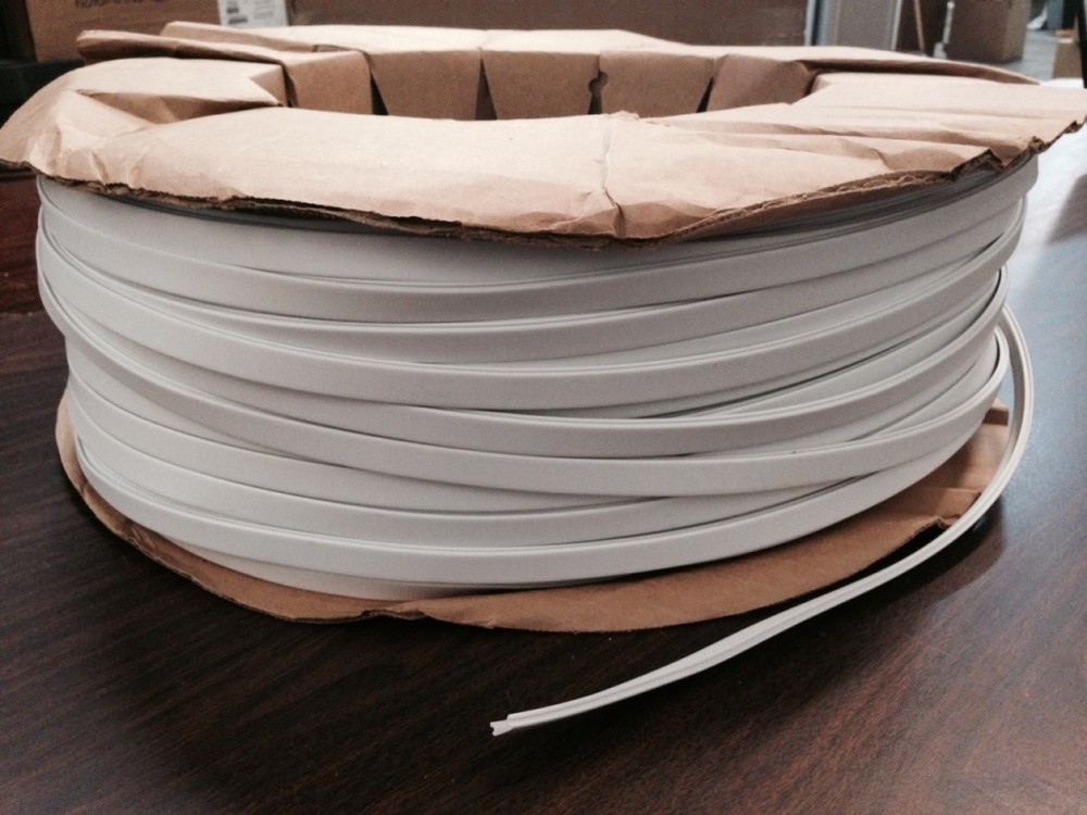 5/8" x 10 ft WHITE Vinyl Trim Molding Screw Cover RV Boat Camper Travel Trailer