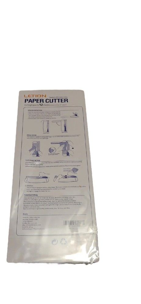 Letion Slide Paper Cutter Scrapbooking Card Making