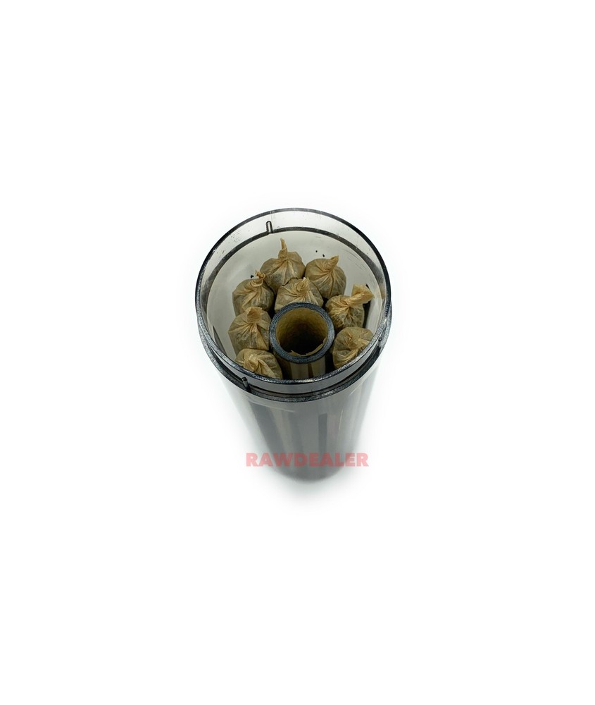 raw LEAN 1 1/4 size cone loader+cone grinder filler storage 3 in 1