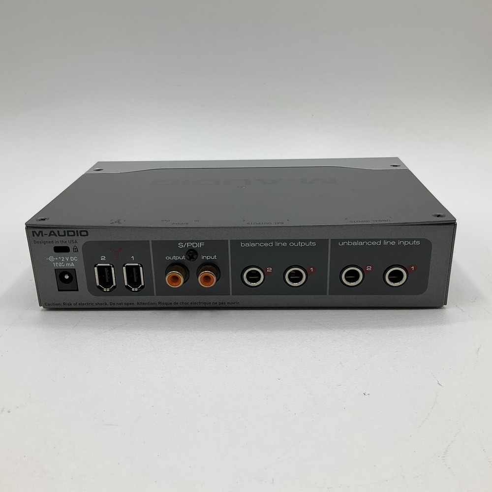 M-Audio FireWire Solo Recording Interface with Cords