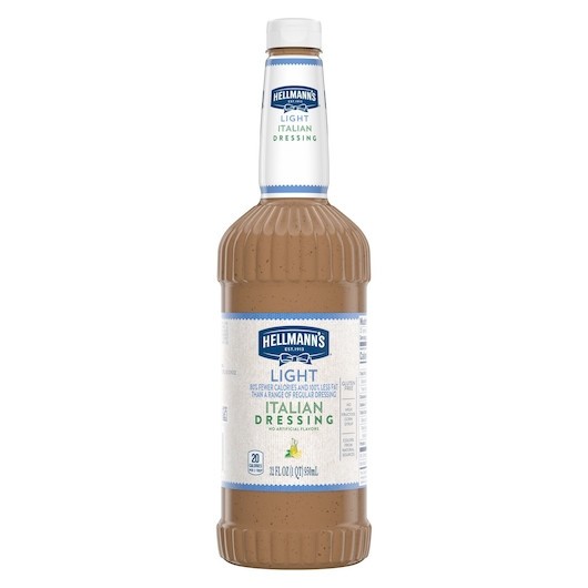 Hellmann s Classics Light Italian Salad Bar Dressing Bottle, 32 Ounce, 6 Per