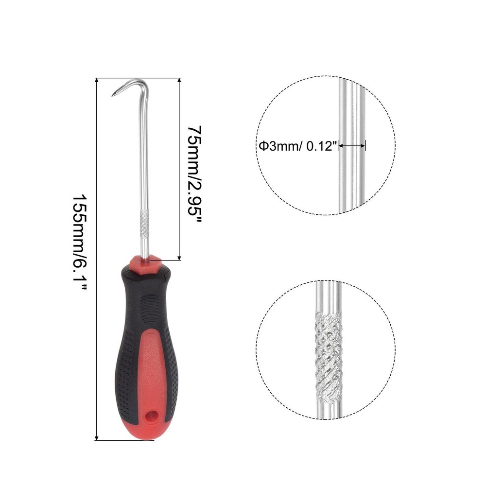 Full Hook Pick 6.1" Puller Remover Removal Tool for Oil Seal/O-rings