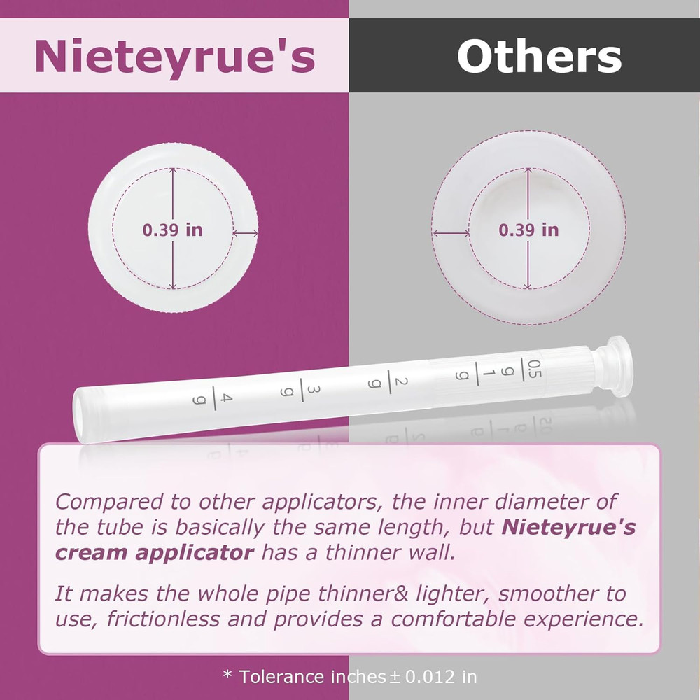 Disposable Vaginal Applicators – Updated with Dosage Markings, Individually W...