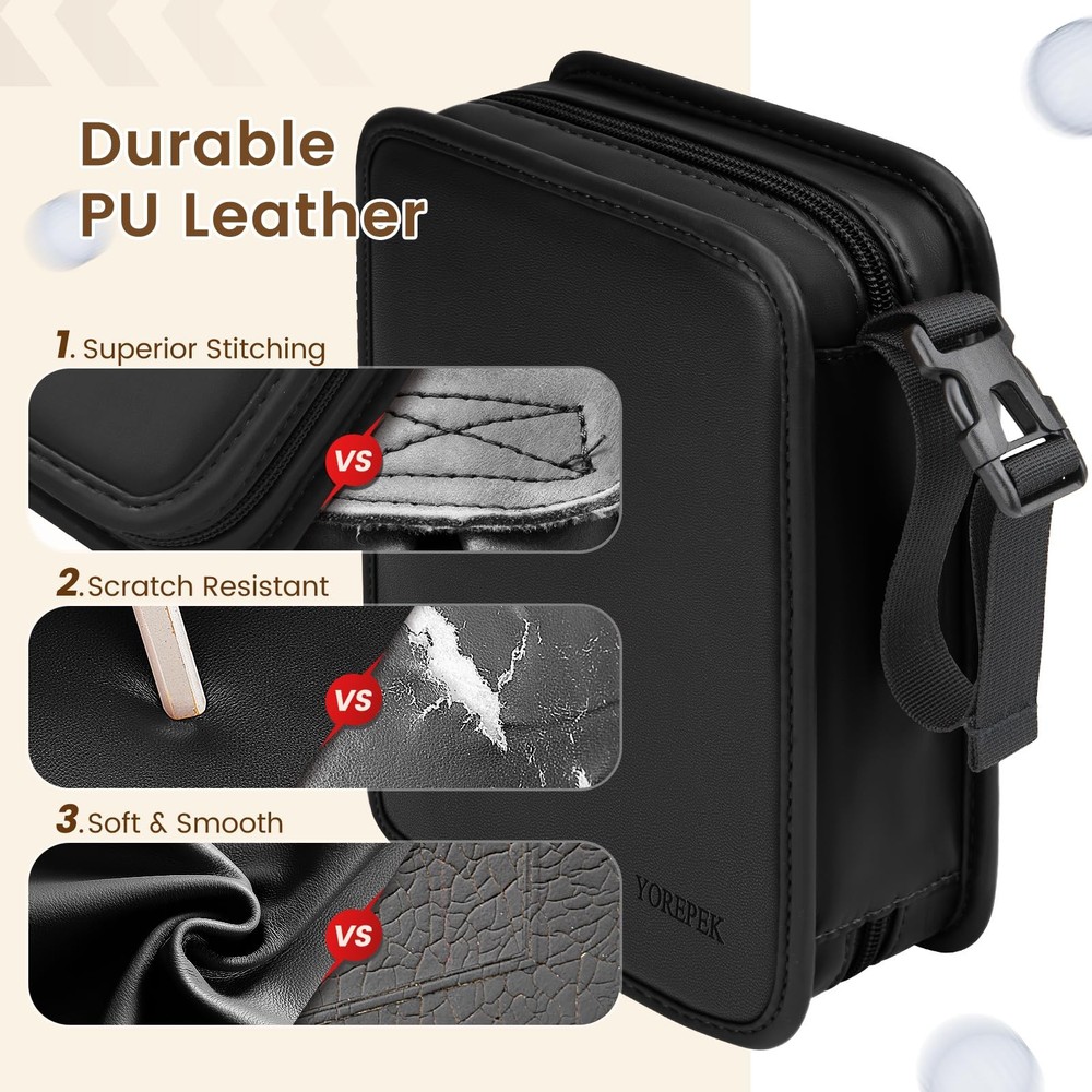 Golf Accessories Kit for Men, Golf Stuff Set with Leather Case, Golf Balls, G...