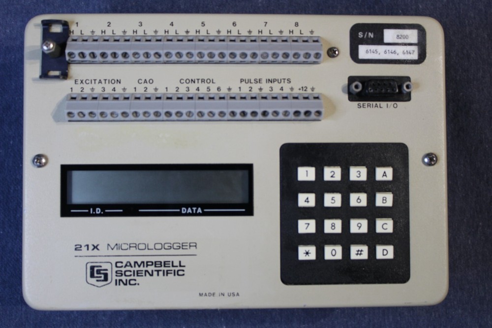 Campbell Scientific 21X and 21XL Analog Digital Pulse Exc Controller Micrologger