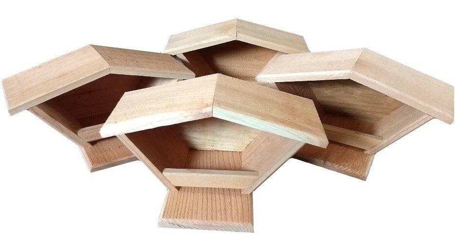 4 Cedar Dove Nesting Boxes