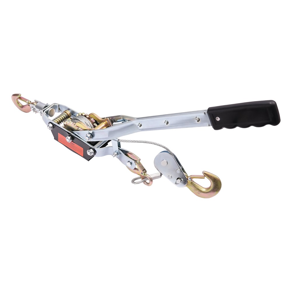 5 Ton Hand Puller Winch Pull Hoist Come Along Cable Heavy Duty 3-Hooks 2-Gears