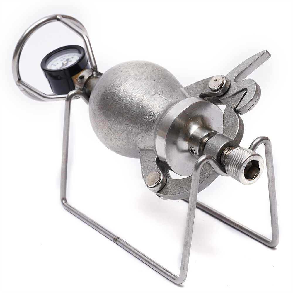 Popcorn Maker Hand-cranked Cannon Corn Popper Pop Corn Puffing Machine Stainless