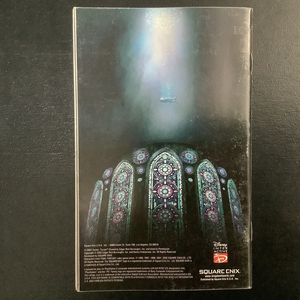 Kingdom Hearts PS2 PlayStation 2 Instruction Manual Only