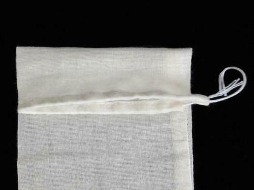 100 Mini Cotton Muslin Drawstring Bags Bath Soap Herbs