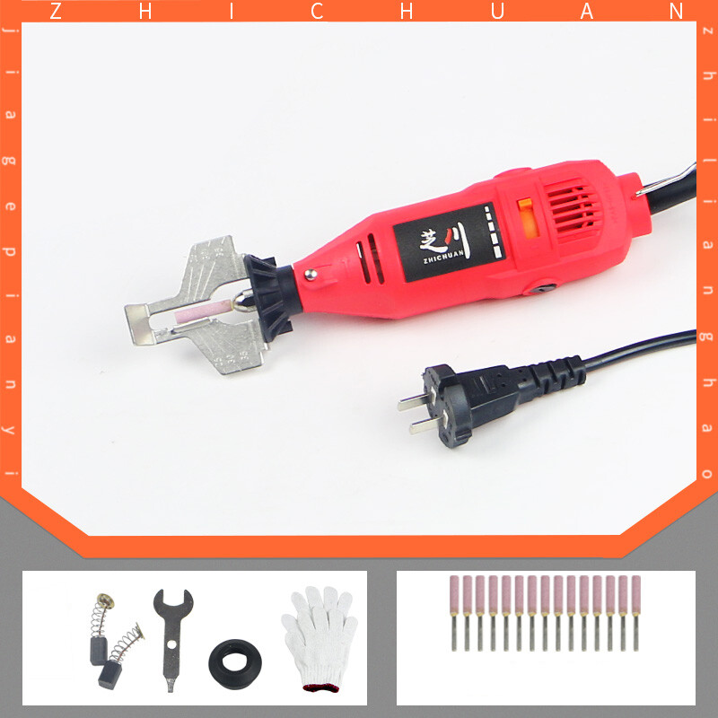 Handheld Sharpening Machine Electric Mini Chain Saw Grind Power Grinder Tool Set