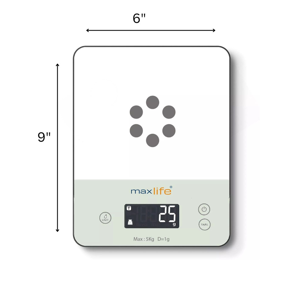 Food Digital Kitchen Weight Scale Grams & Ounces, Small, Backlit