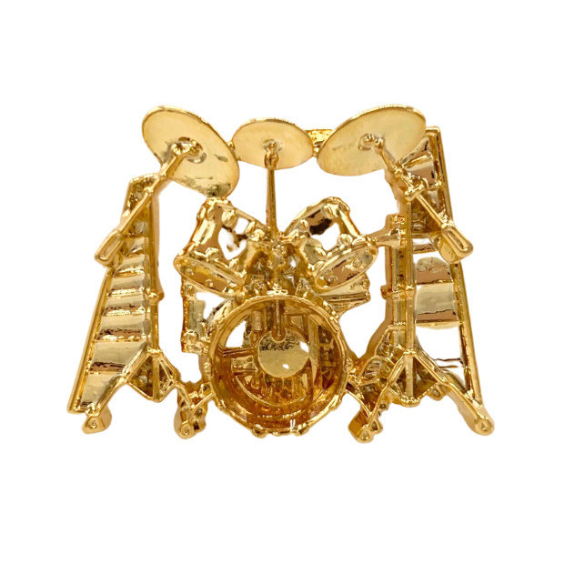 Pin Drumset Gold Pin Harmony Collection