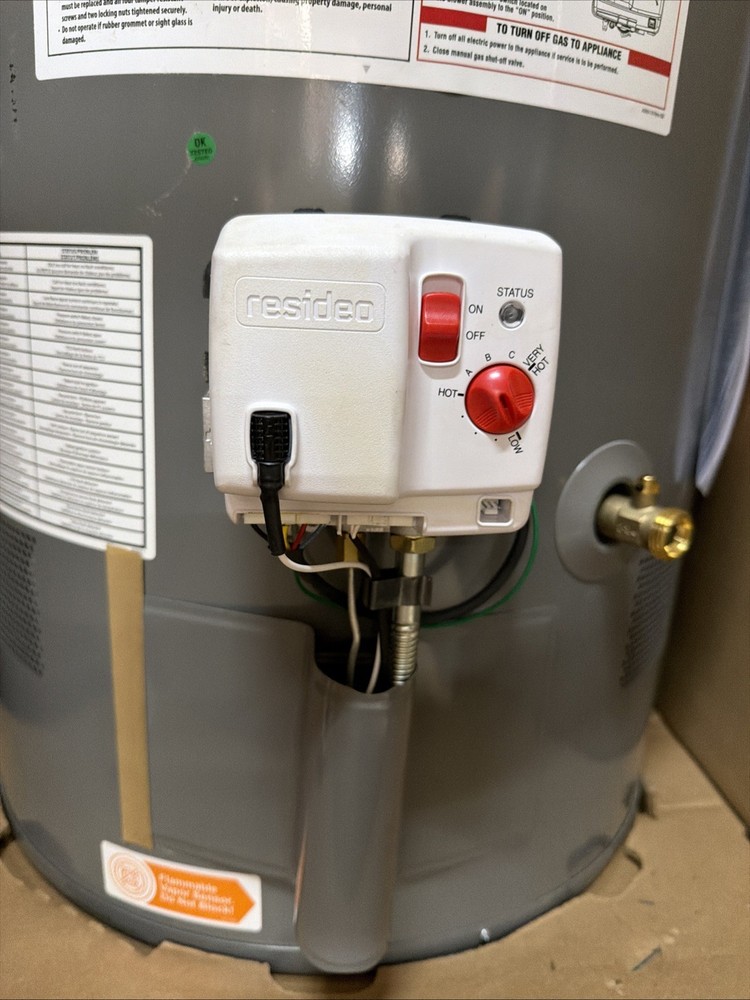 Rheem Natural Gas Vent Tall Water Heater 50 Gal, 42,000 BTU XG50T06PV42U0