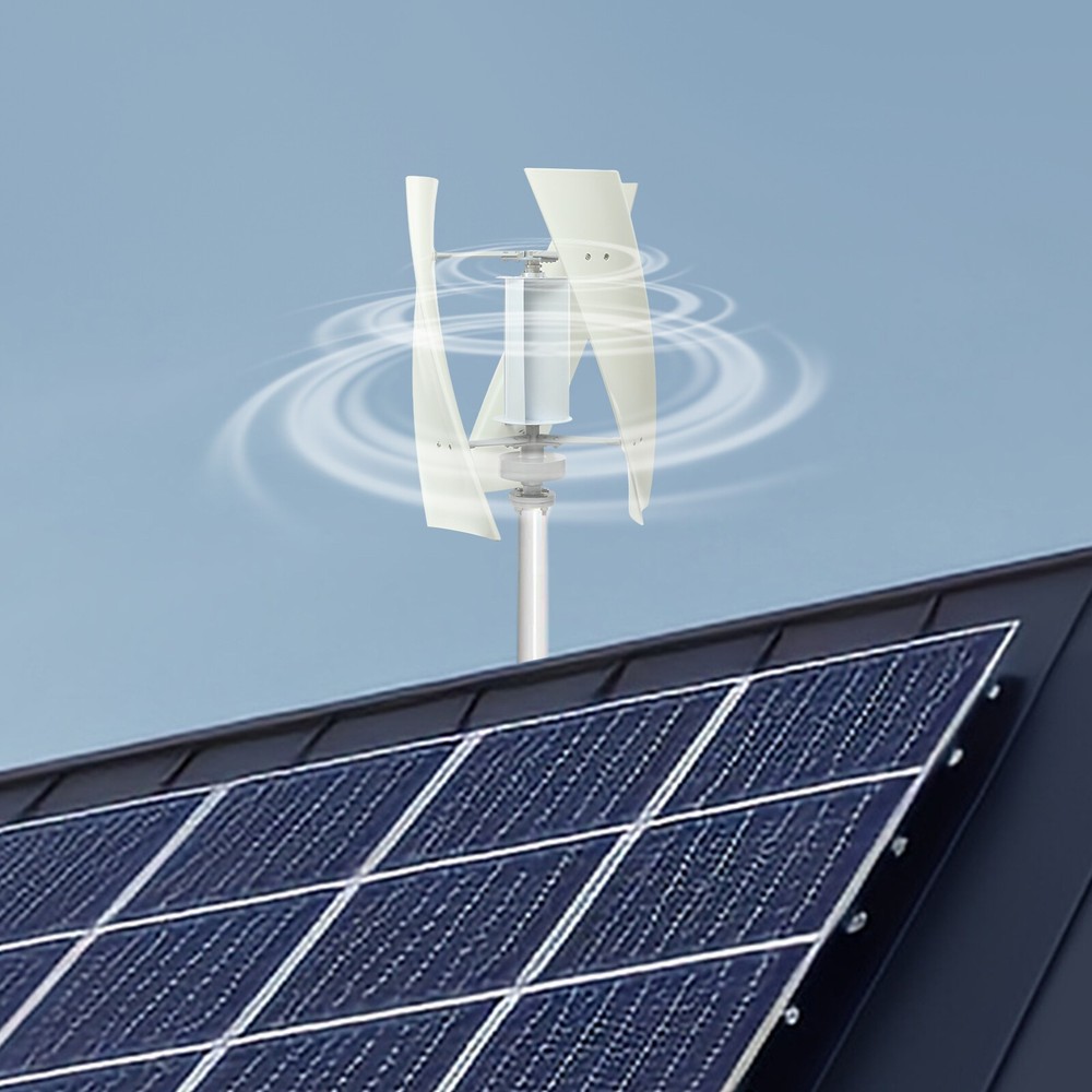 100W Vertical Wind Turbine Generator Kit for Low Wind Environments