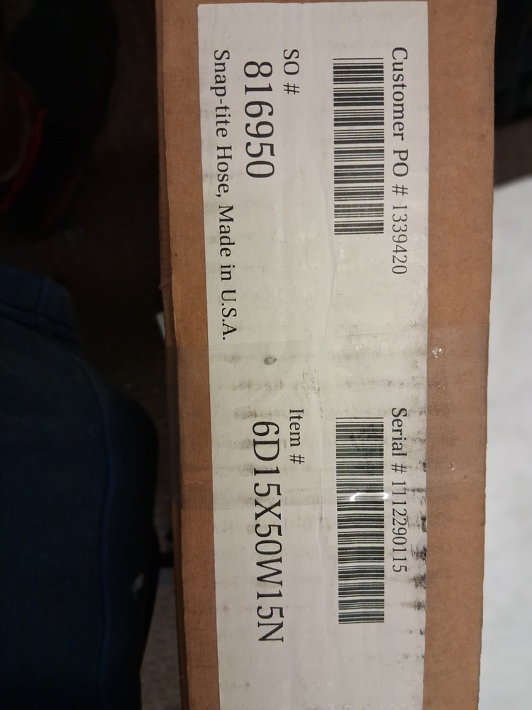 Professional Double Jacket Fire Hose 1-1/2" ID 50Ft Long 32139792