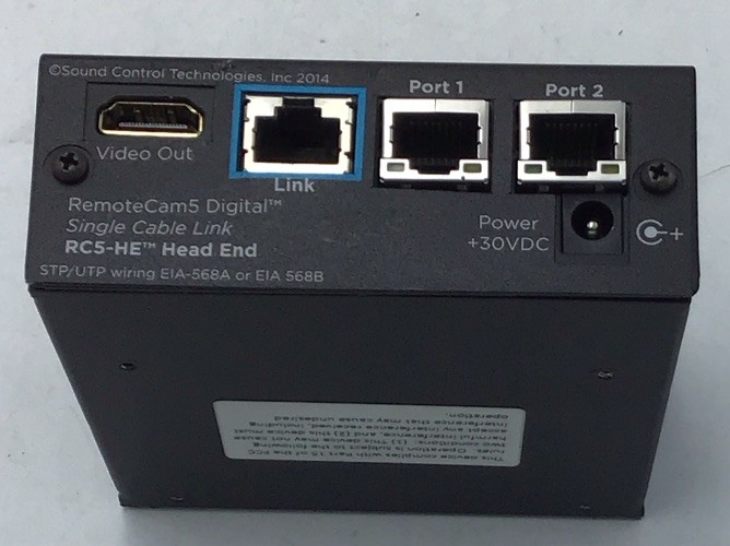 Sound Control Technologies RC5-HE RemoteCam5 Digital Head End Receiver