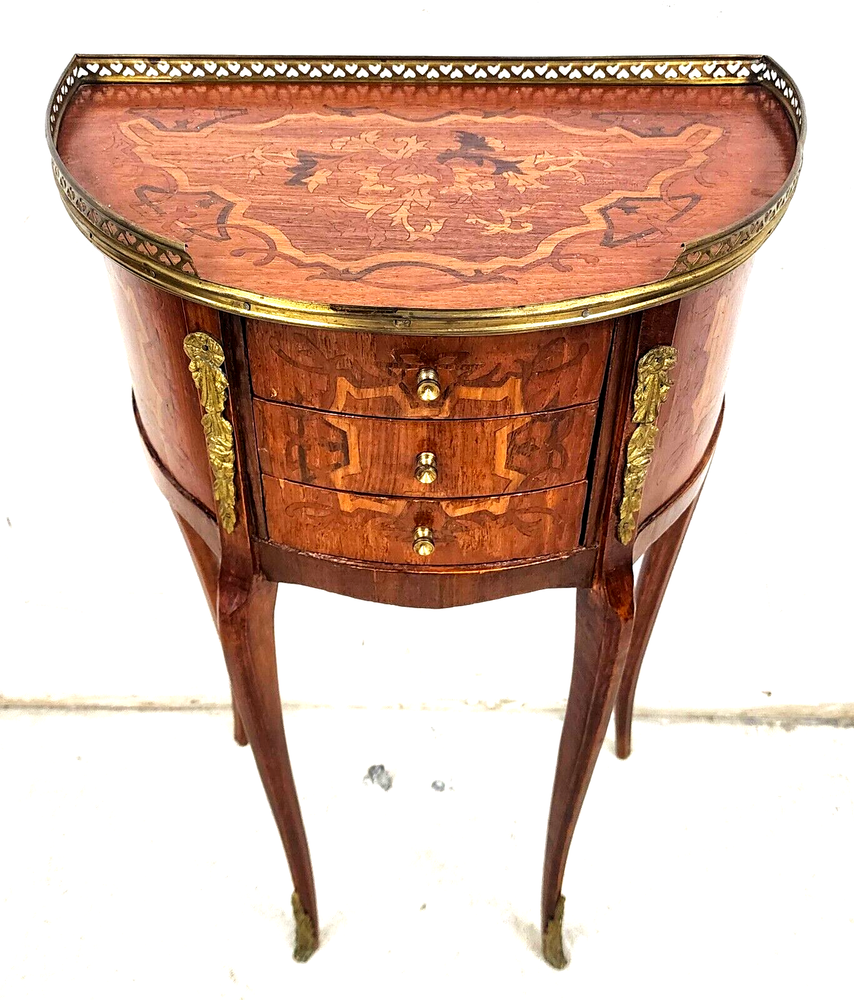 French Side Table Louis XV Ormolu Mounts