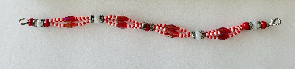 Ilde Idde Shango IFA Yoruba Pulsera de Santeria / Shango 3 Thread Bracelet