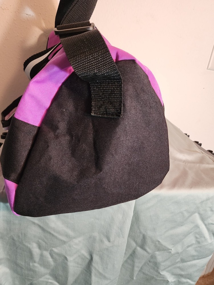 Justice Softball Duffle Bag Pink And Black Shoulder Strap Never Used