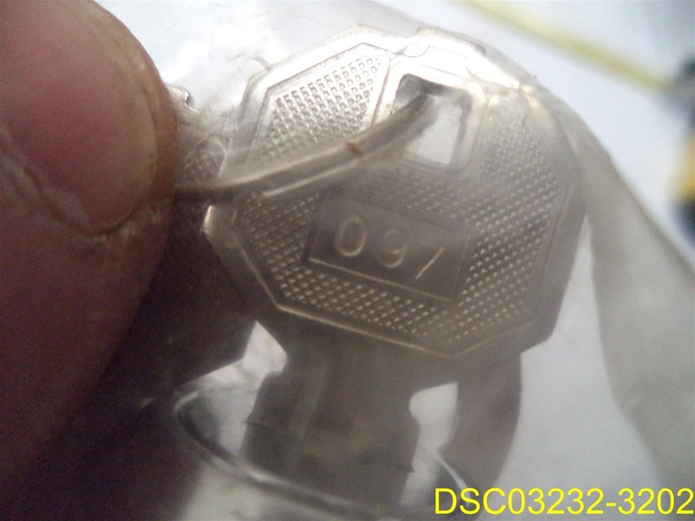 Qty = 2 Sets: T6 097 File Cabinet Locks (2 Locks + 4 Keys)