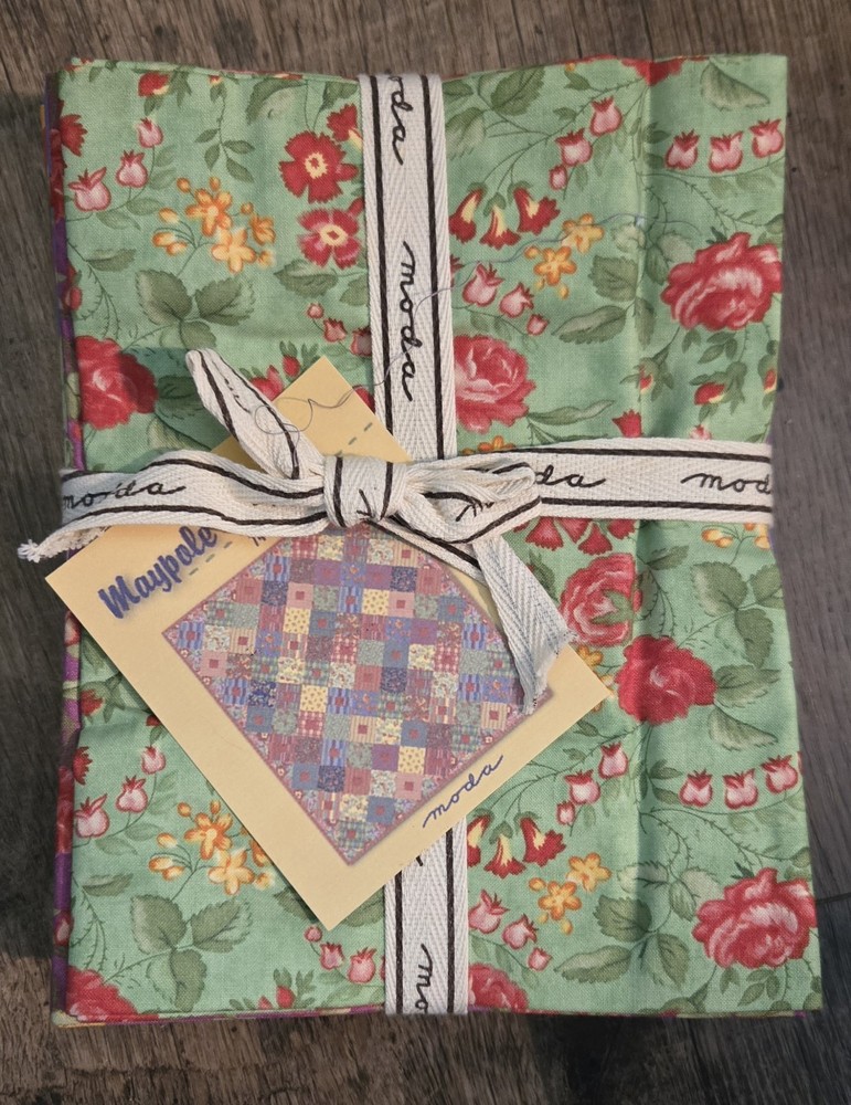 Moda Maypole Quarter Yard Bundle Plus Extra Yardage Bonus