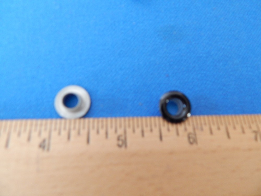 EYELET-BLACK-SILVER BARREL-2000 PIECES