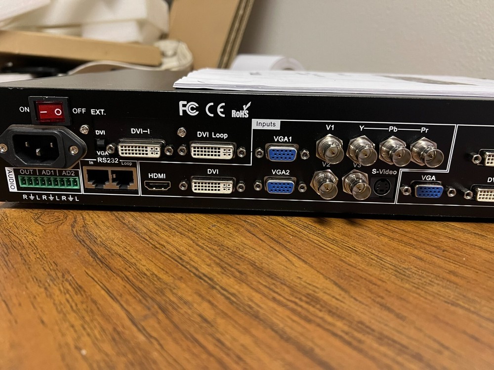 LED HD Video Wall LED Display Controller LED video processor VDWALL LVP605D