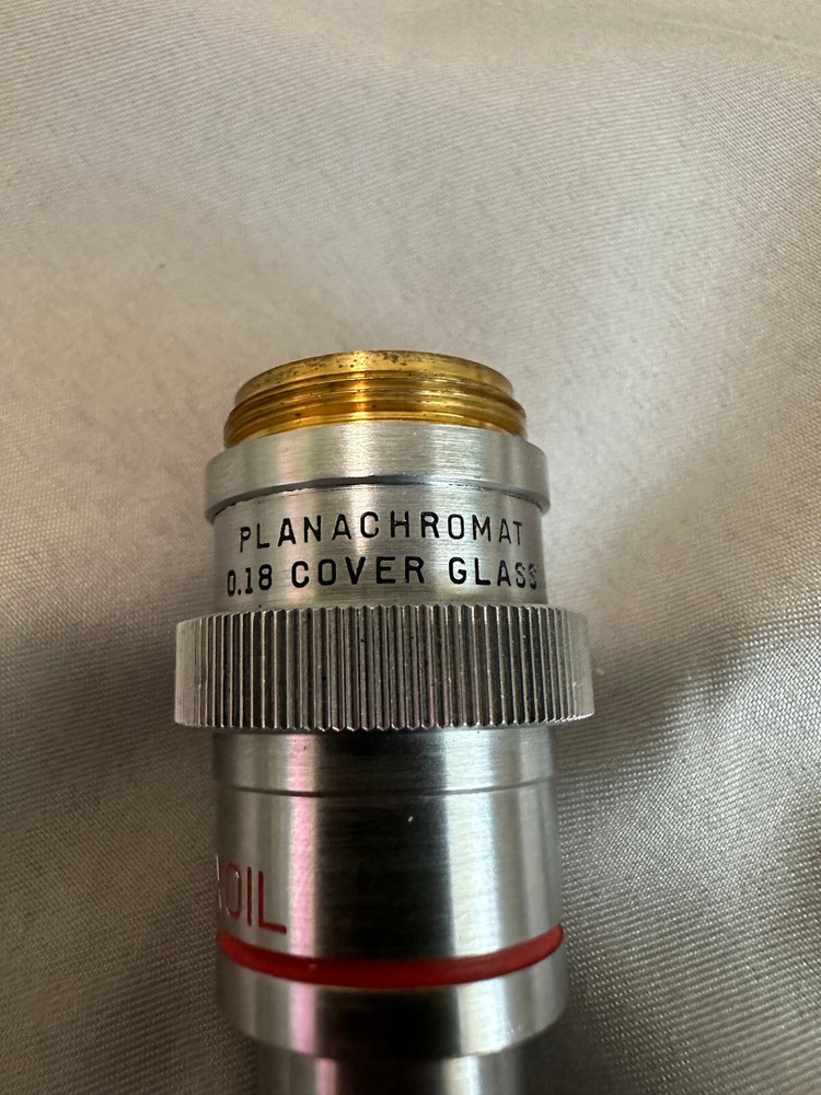 Bausch & Lomb 100x 1.25 NA OIL Microscope Objective