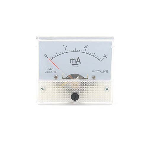 Karcy DC 0-30mA Rectangle Analog Panel Ammeter For Voltage Measurement