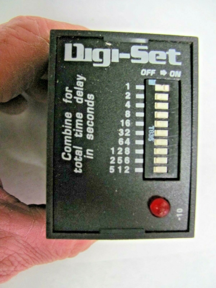 Mars 32351 - Solid State Delay Timer, Delay on Make 1-1023 SEC 120VAC - NOS