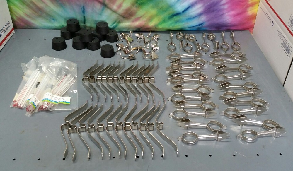 mixed lot science lab bunsin burner support kits + more see pics