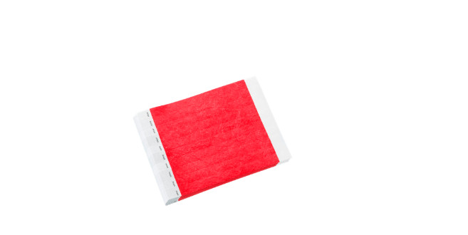 3/4" Tyvek Solid Color Wristbands